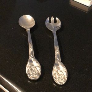 Original Carol Boyes South Africa 🇿🇦 pewter salad servers